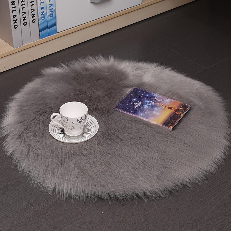 Floor Mats Wool Round Bedroom Carpets