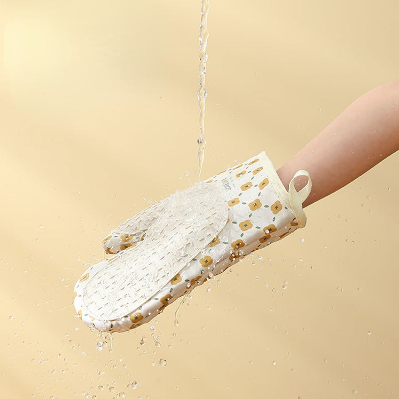 Anti-Scalding Microwave Cotton Non-Slip Insulation Gloves