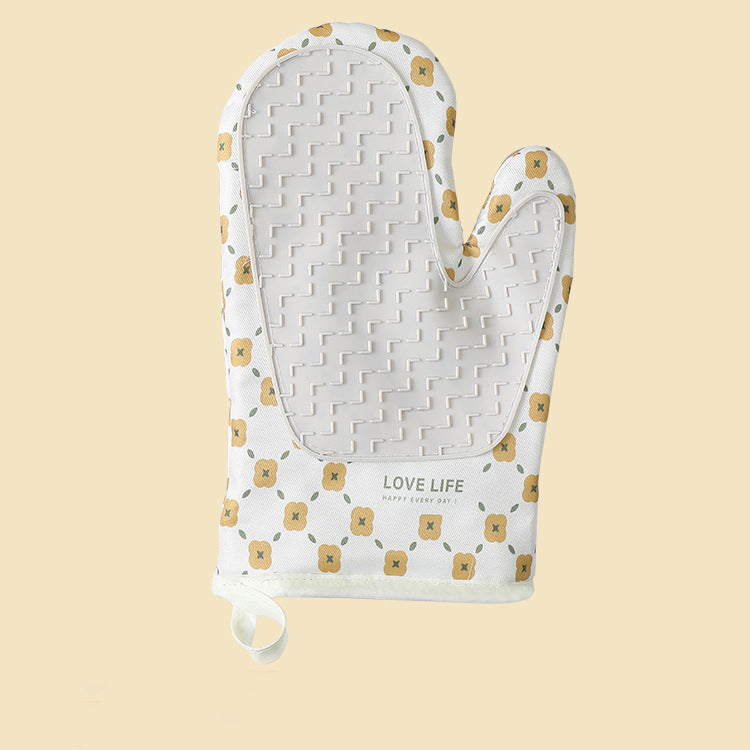 Anti-Scalding Microwave Cotton Non-Slip Insulation Gloves