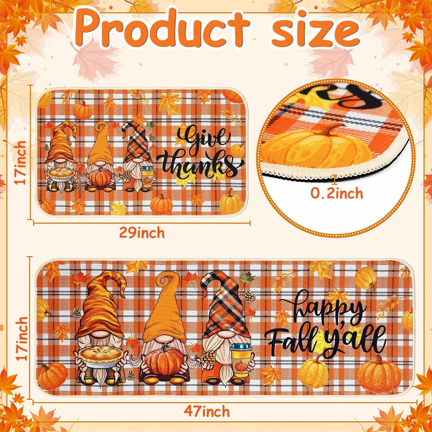 TM-2 Fall Kitchen Mats
